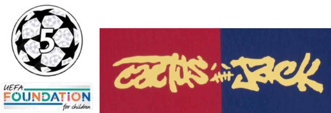 Maillot De Fan TRAVIS SCOTT X FC Barcelone - Design Squelette Rétro - Taille S-M - Nike