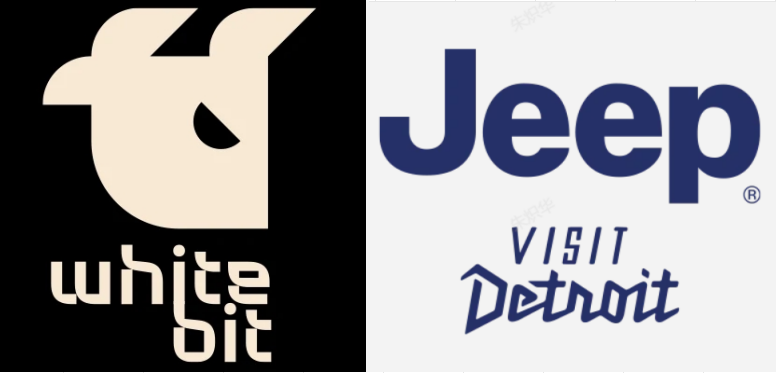 Juventus Jeep x Visit Detroit Sponsor & White Bit Sponsor